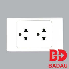 Ổ CẮM ĐÔI 3 CHẤU ĐẾ LIỀN MPE 16A A20UES2N