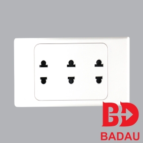 Ổ CẮM 3, 2 CHẤU ĐẾ LIỀN MPE 16A A20US3N