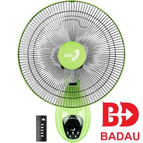 Quạt Treo Tường Asia VY377290 Mới (Remote) - Màu (Xám- Thiên thanh- Chuối non)