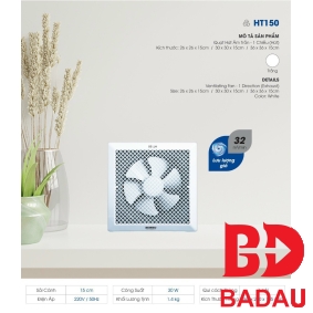 QUẠT HÚT ÂM TRẦN HT150