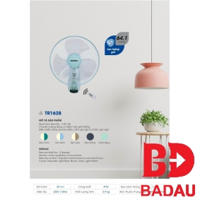 QUẠT TREO REMOTE TR1628