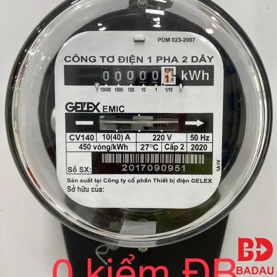 CÔNG TƠ ĐIỆN 1 PHA 2 DÂY