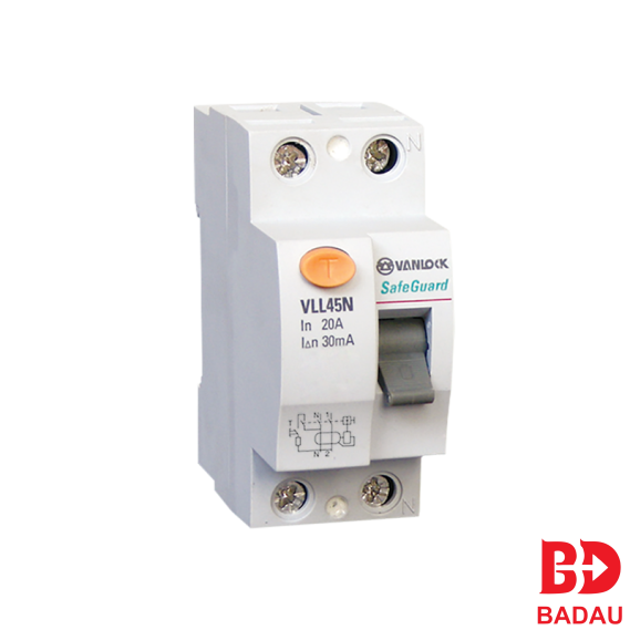 CẦU DAO CHỐNG RÒ (RCCB) 2 CỰC Sino VLL45N/2050-2063/030