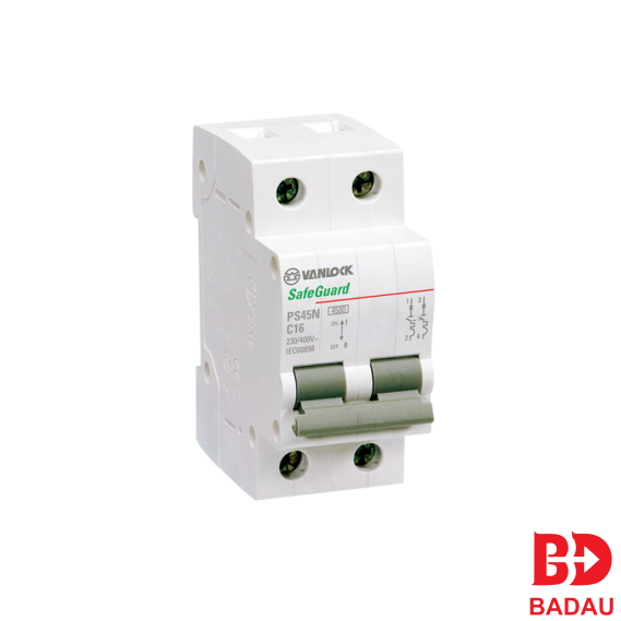 CẦU DAO TỰ ĐỘNG-MCB 2 CỰC Sino PS45N/C2050-C2063