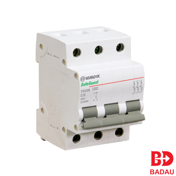 CẦU DAO TỰ ĐỘNG-MCB 3 CỰC Sino PS45N/C3050-C3063