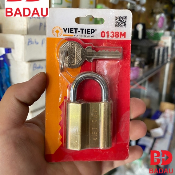 Khoá Treo Đồng Việt Tiệp dùng chìa 3P 4P 5P 6P 7P chính HÃNG 100% - Mẫu New 0138M