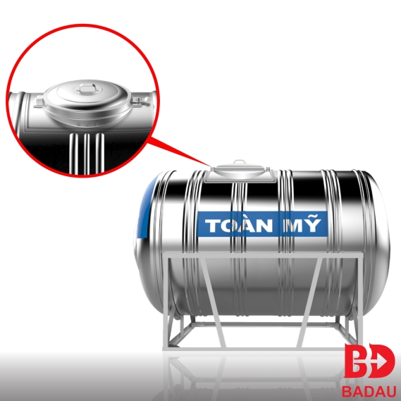 BỒN NƯỚC INOX TOÀN MỸ NGANG 5000L