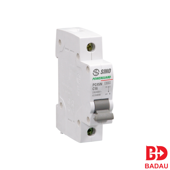 CẦU DAO TỰ ĐỘNG-MCB 1 CỰC Sino PS45N/C1050-C1063