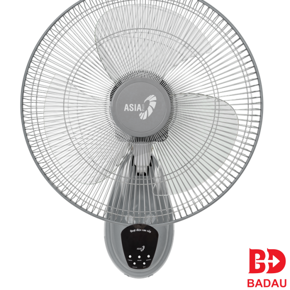 Quạt Treo Tường Asia VY377290 Mới (Remote) - Màu (Xám- Thiên thanh- Chuối non)