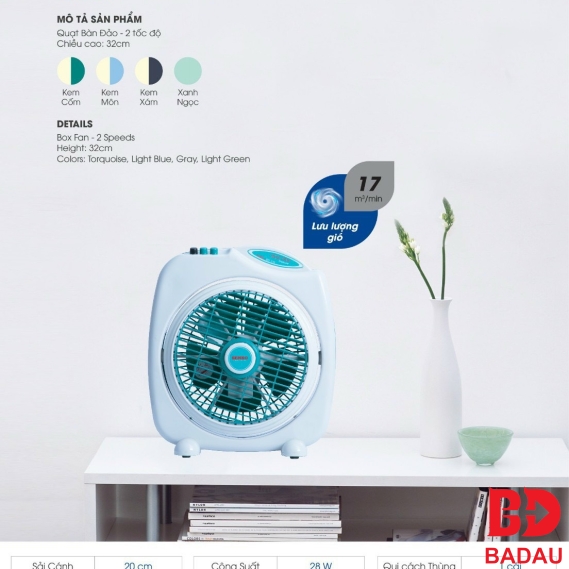 QUẠT BÀN ĐẢO BD230