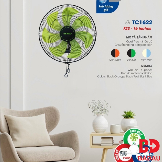 QUẠT TREO TC1622