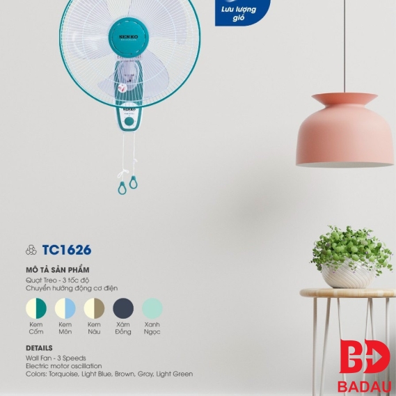QUẠT TREO TC1626