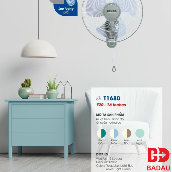 QUẠT TREO T1680
